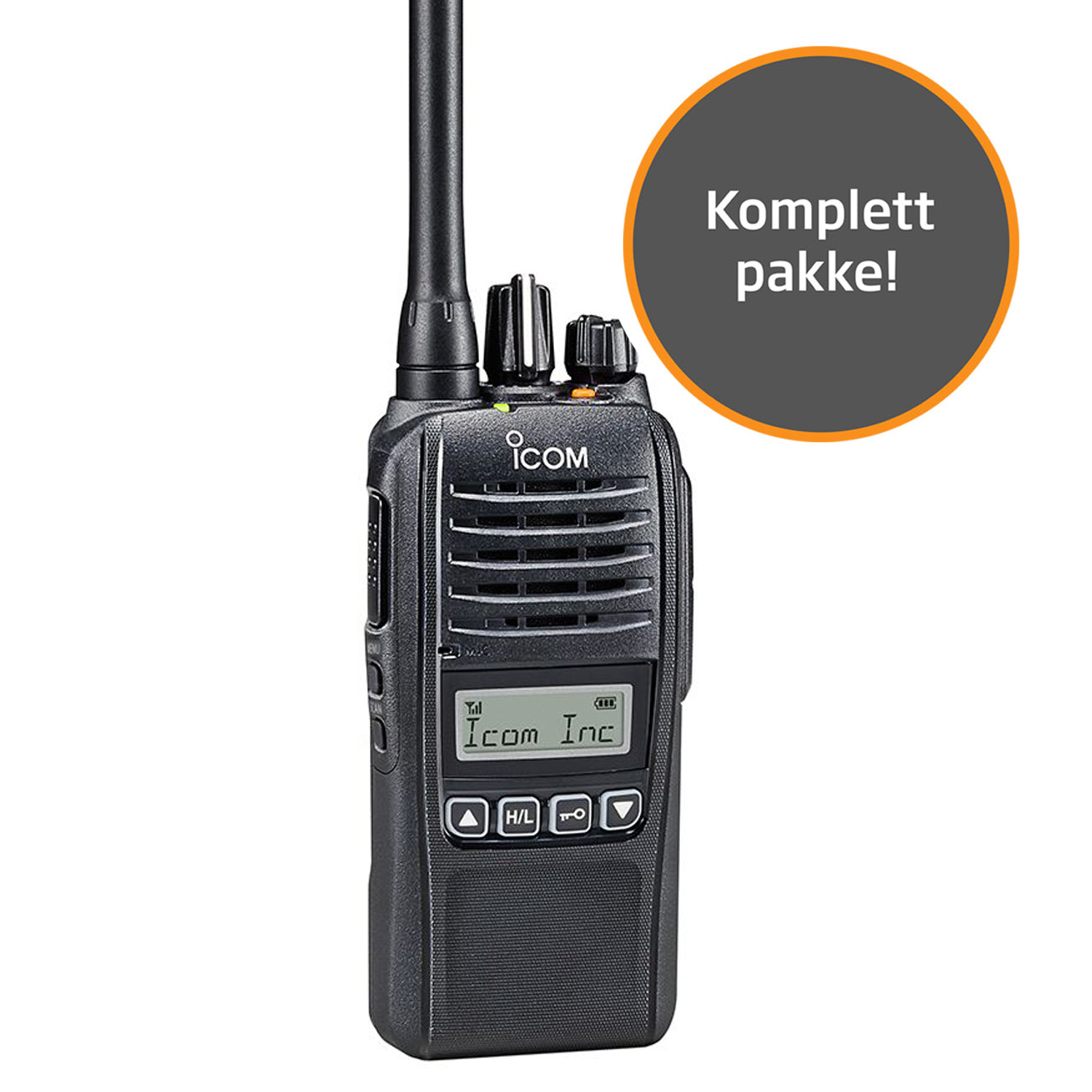 Jaktradio Icom ProHunt Digital Basic Komplett